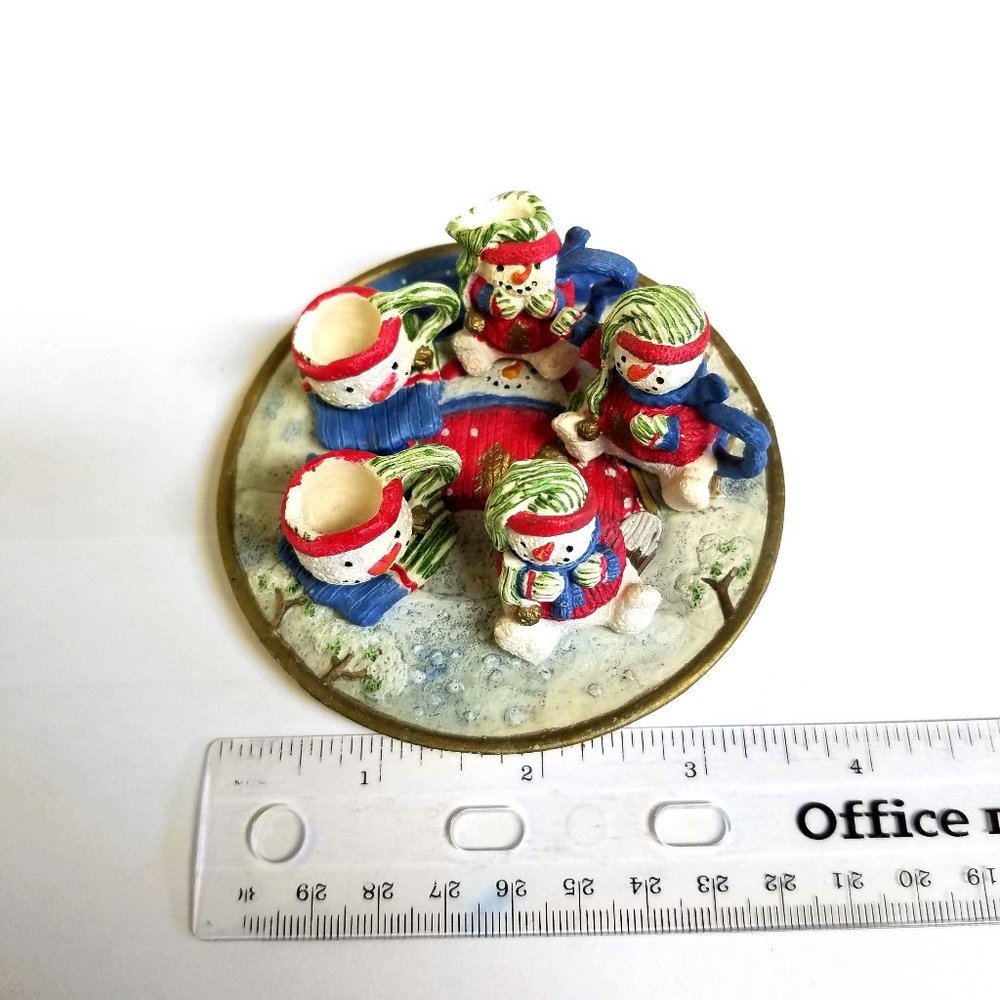 Snowman Miniature Tea Set